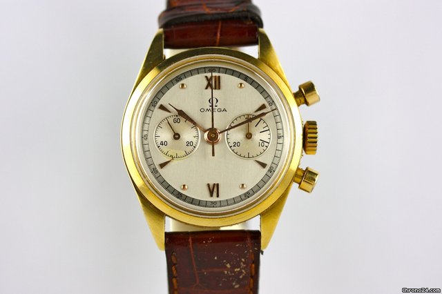 Omega Chronograph 18K Handaufzug 50er Jahre