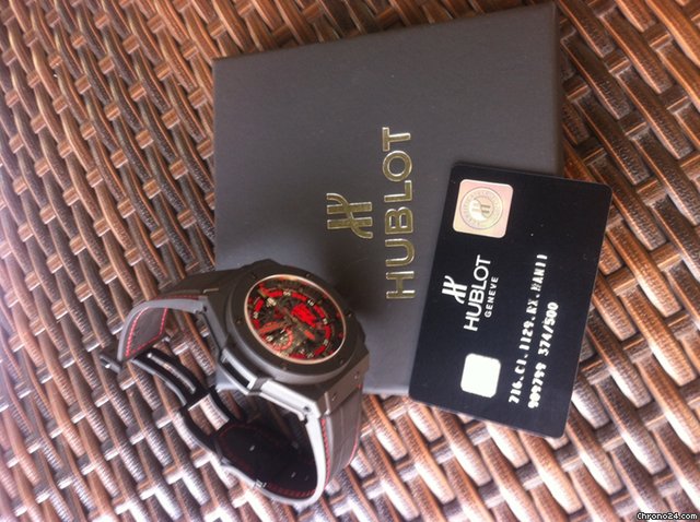 replica Hublot King Power Red Devil Manchester Utd WATCHES 1 
