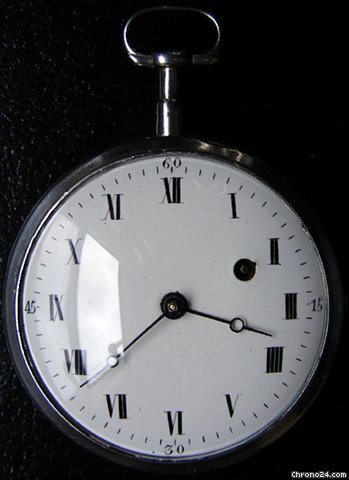 Breguet VERGE-FUSEE PocketWatch - SILVER CONSULAR CASE : 1795c