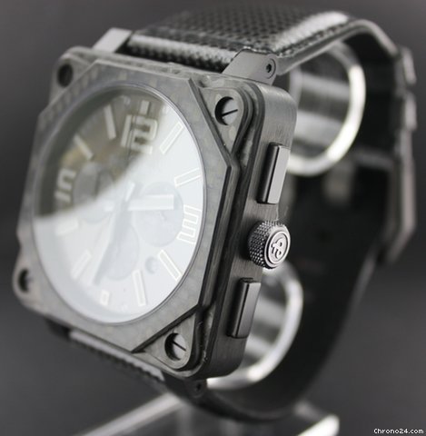 replica Bell & Ross Aviation type Carbon fiber case- Chronograph Limited Edition WATCHES 1 