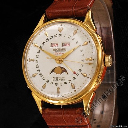 replica JeanRichard De Luxe   Datora  triple calendar moonphase WATCHES 1 