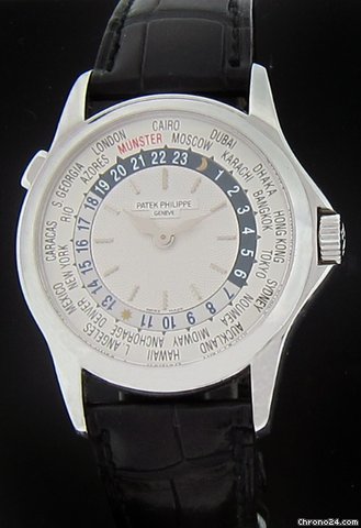 Patek Philippe White Gold World Time "MUNSTER EDITION" 5110G
