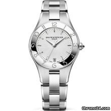 Baume & Mercier and  Linea Silver Dial Stainless Steel Ladies Watch MOA10070
