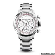 Baume & Mercier and  Capeland White Dial Chronograph Mens Watch MOA10061
