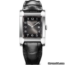Baume & Mercier and  Black Dial Leather Strap Ladies Watch MOA10019