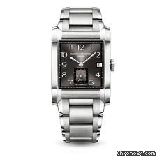 Baume & Mercier and  Black Dial Automatic Stainless Steel Mens Watch MOA10048