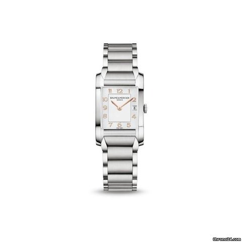 Baume & Mercier and  Hampton Silver Dial Stainless Steel Ladies Watch M0A10049