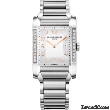 Baume & Mercier and  Hampton Silver Dial Stainless Steel Ladies Watch M0A10023