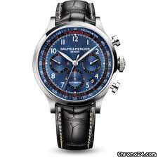 Baume & Mercier and  Blue Dial Chronograph Automatic Mens Watch M0A10065