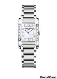 Baume & Mercier and  Mother of Pearl Stainless Steel Diamond Ladies Watch M0A10051