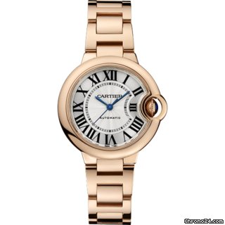 Cartier Ballon Bleu de Cartier 18k Pink Gold 33mm Watch W6920068