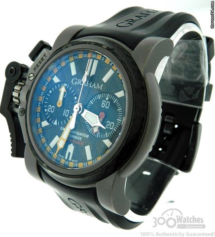 Graham Chronofighter Oversize Commander Carbon Fiber Titanium Watch