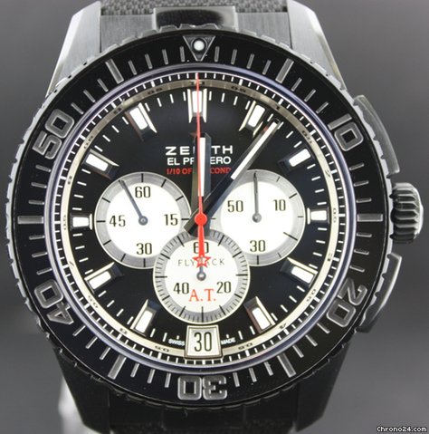 Zenith El Primero Stratos PVD/DLC flyback chrono limited edition