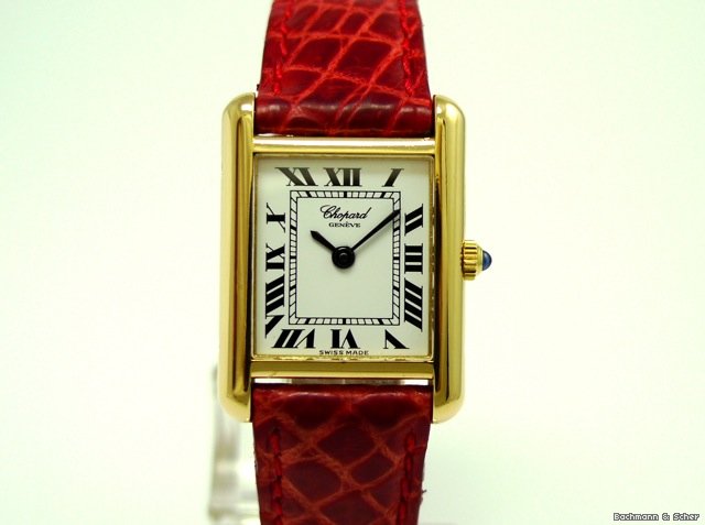replica Chopard Tank Lady, 18k yellow gold WATCHES 1 
