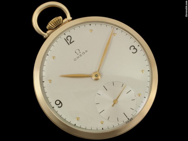 Omega 1946 OMEGA POCKET WATCH, 18K GOLD - SPECIAL PRESENTATION