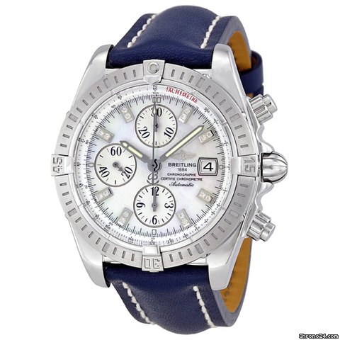 Breitling Chronomat Evolution Automatic Chronograph Diamond Mens Watch A1335611-A570BLLT
