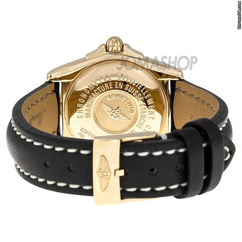 replica Breitling Lady Cockpit Rose Gold Black Leather Ladies Watch H7135612-B904BKLT WATCHES 1 