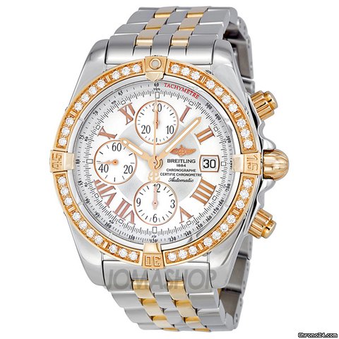 Breitling Chronomat Evolution Diamond Chronograph Mens Watch C1335653-A619TT