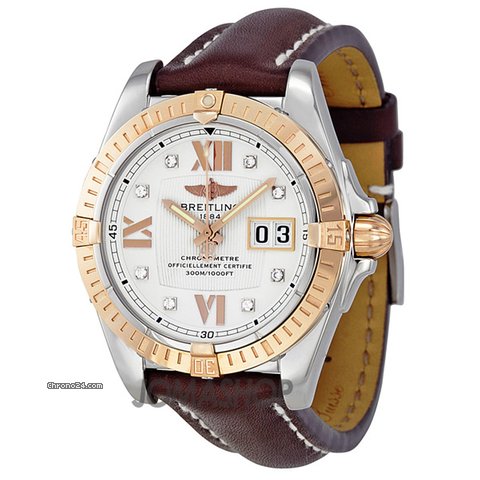 Breitling Cockpit Diamond Rose Gold Watch C4935012-A672BRLT