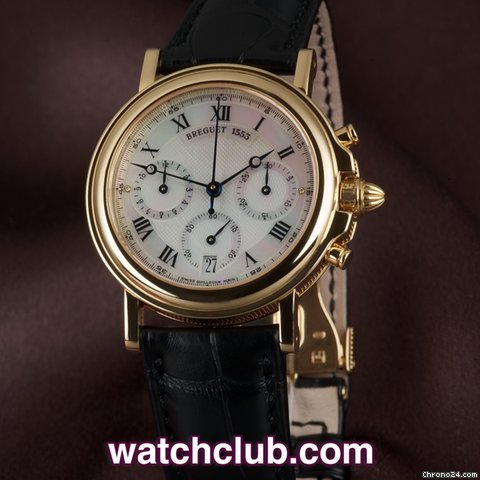 Breguet Marine Chronograph Medium Size - Yellow Gold