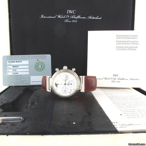 replica IWC Da vinci fasi luna WATCHES 1 