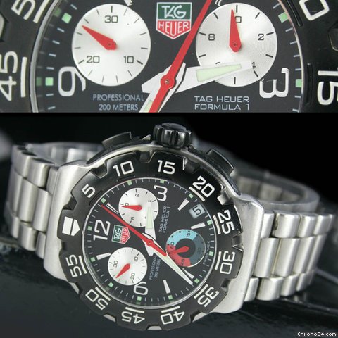 TAG Heuer Formula 1 Professional 200 Meters Chronograph