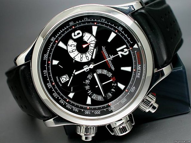 Jaeger-LeCoultre "MASTER COMPRESSOR"CHRONOGRAPH Edelstahl/Kautschuk"