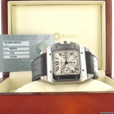 replica Cartier Santos 100 Chrono WATCHES 1 