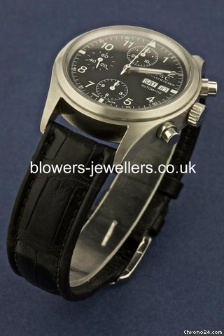 replica IWC Pilots Chronograph IW3706-03 WATCHES 1 