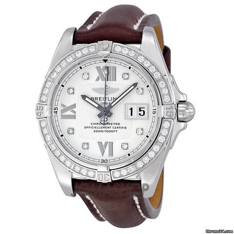 Breitling Windrider Cockpit Automatic Diamond Mens Watch A4935053-G655BRLT