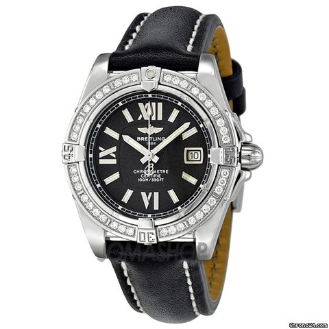 Breitling Cockpit Lady Diamond Bezel Watch A7135653-B903BKLT