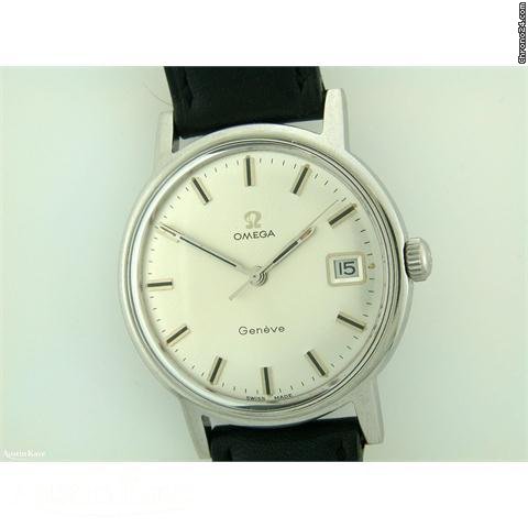 Omega Geneve steel manual on strap