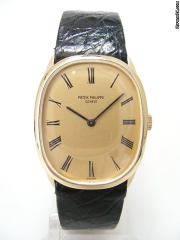 Patek Philippe Ellipse 3546 yellow gold/or jaune cadran gold dial