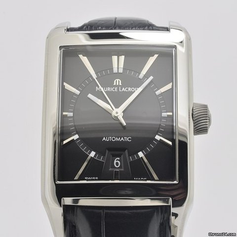 Maurice Lacroix Pontos Rectangulaire Black