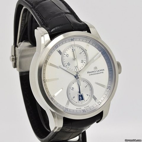 replica Maurice Lacroix Pontos Chronographe White WATCHES 1 