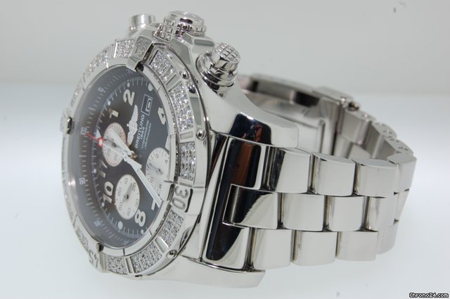 replica Breitling Super Avenger steel- diamonds originally set. WATCHES 1 