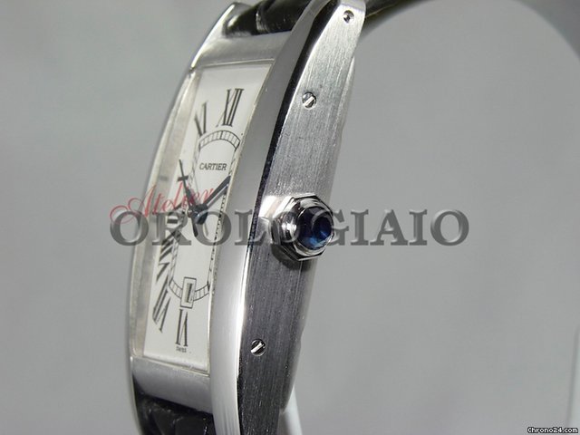 replica Cartier Tank Americaine - Oro bianco WATCHES 1 