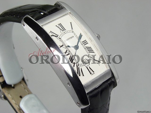 Cartier Tank Americaine - Oro bianco