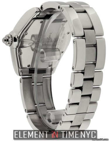 replica Cartier Roadster Stainless Steel 37mm Silver Dial W62025V3 WATCHES 1