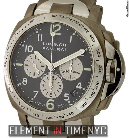 Panerai Luminor Chronograph Titanium 40mm PAM 122 B+P