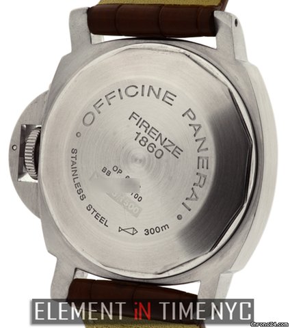 replica Panerai Luminor Marina Stainless Steel Black Dial 44mm PAM 164 B+P WATCHES 1 