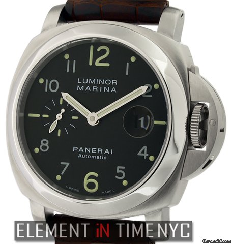 Panerai Luminor Marina Stainless Steel Black Dial 44mm PAM 164 B+P