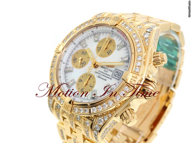 Breitling Chronomat Evolution Diamondworks 18kt Gold Limited 25 Pieces