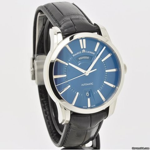 replica Maurice Lacroix Pontos Day - Date  Blue WATCHES 1 