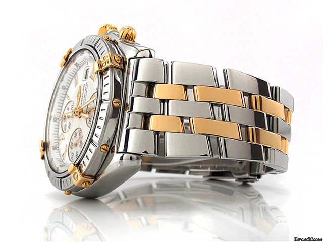 replica Breitling "CHRONOMAT B13355" 43 mm Edelstahl / Gelbgold Automatik WATCHES 1 
