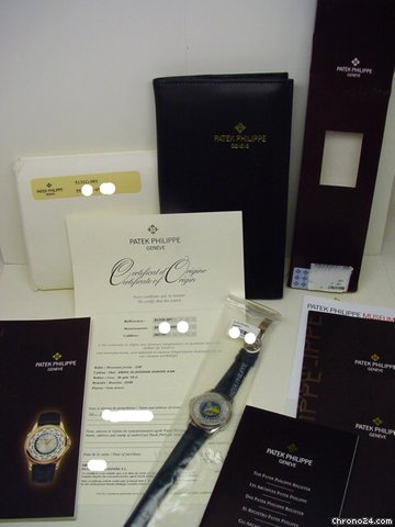 Patek Philippe Cloisonne - Email Worldtimer - SEALED Whitegold WATCHES 2