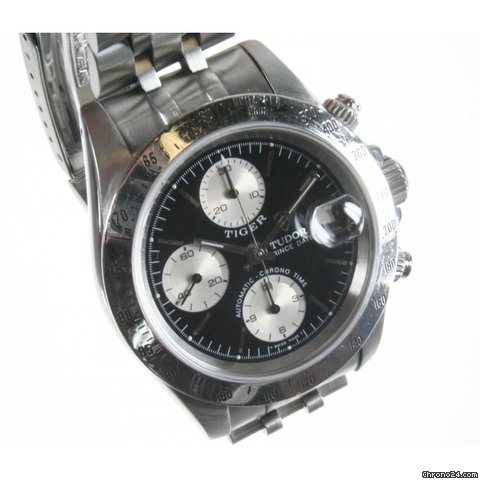 Tudor Prince Date Chronograph Tiger Edelstahl