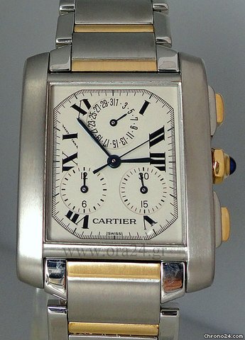 Cartier Tank Francaise Chronoreflex Gold/Steel