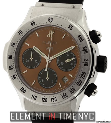 Hublot MDM Super B Chronograph Steel Copper Dial  1920.1 B+P