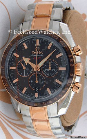 Omega 321.90 Speedmaster Broad Arrow Chronograph, Steel & Red Go